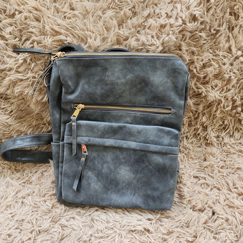 Brielle Gray Backpack - image 1